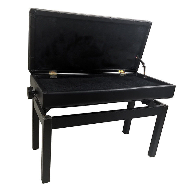 貯蔵高い革Odmの旧式な二重ピアノ スツールOttoman 86cm